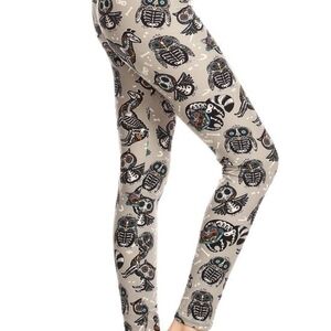 Animal Skull Leggings Buttery Soft NWT